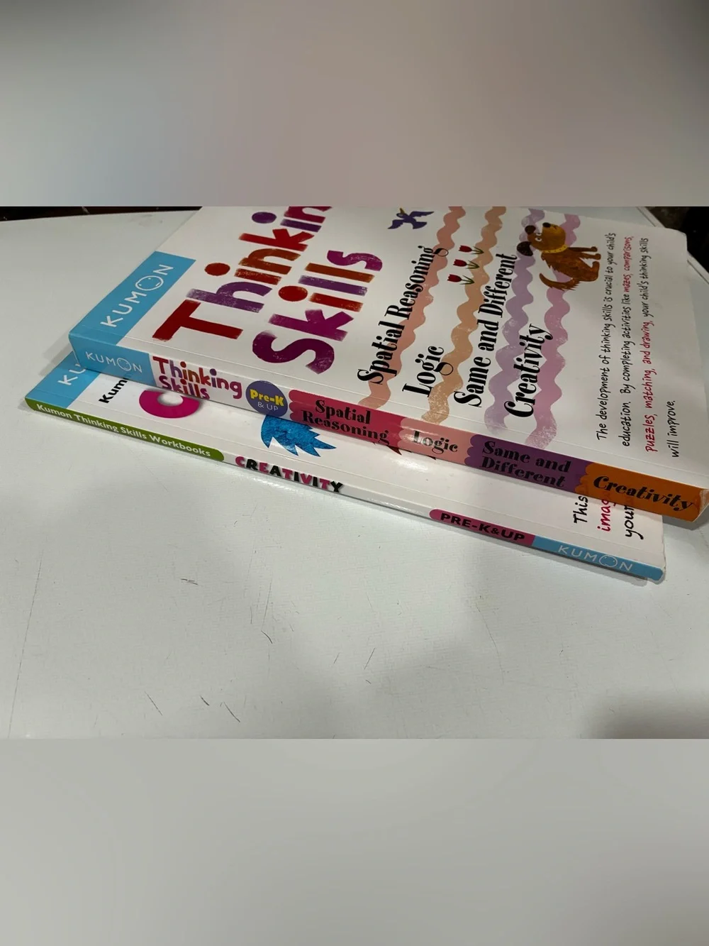 2 Kumon PreK Activity Books